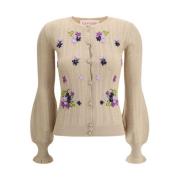 Blomster ballongerme cardigan