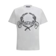 Monogram Brodert Bomull T-skjorte