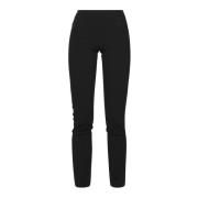 Ankel-lengde tekniske leggings med overlock-søm