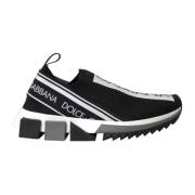 Svart Slip-On Sneakers Sorrento Stil