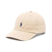 Beige Polo Bear Baseball Cap