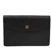 Pre-owned Leather clutches