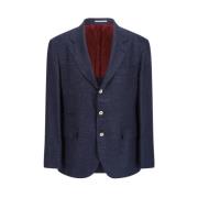 Glen Plaid Ull Blazer Jakke