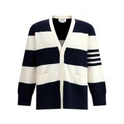 Stripete Cardigan NavyCream