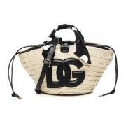 Stilig Straw Bag for Kvinner