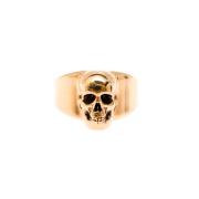 Skull Ring Messing Gull Gravert Logo