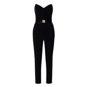 Elegant jumpsuit med statement sløyfe