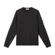 Bomull Fleece Crewneck Sweatshirt Farget