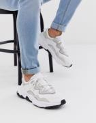 adidas Originals Ozweego trainers in triple white