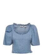 Louise Ss Blouse Hey Friend 1 Blue LEVI´S Women