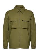 Ultralight Zip Shirt Green Rains