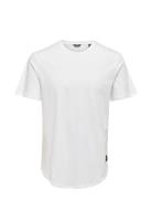 Onsmatt Life Longy Ss Tee White ONLY & SONS