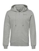 Knowledge Hood Zip Sweat - Gots/Veg Grey Knowledge Cotton Apparel