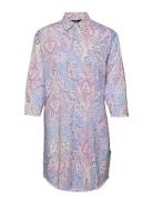 Lrl 3/4 Sl. His Sleepshirt D3 Multipaisley Blue Lauren Ralph Lauren Ho...