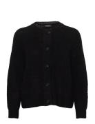 Slflulu Ls Knit Short Cardigan Noos Black Selected Femme