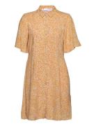 Slfjalina 2/4 Short Shirt Dress M Beige Selected Femme