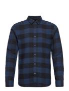 Onsgudmund Ls Checked Shirt Blue ONLY & SONS