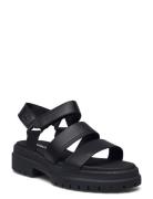 London Vibe Backstrap Sandal Black Black Timberland