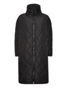 Alma Slit Quilted Jacket Black NORR