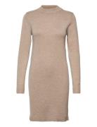 Objthess L/S Knit Dress Beige Object