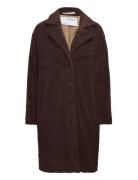 Slflana Teddy Coat B Brown Selected Femme