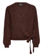 Onlmia L/S Wrap Cardigan Knt Noos Burgundy ONLY