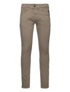 Anbass Trousers Slim Hyperflex Colour Xlite Beige Replay