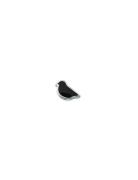 Enamel Bird Charm Black Design Letters