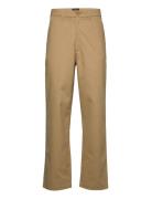 Crisp Twill Silas Pants Beige Mads Nørgaard