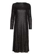 Sldalila Long Dress Ls Black Soaked In Luxury