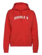 Jenn Arch Hoodie Red Double A By Wood Wood