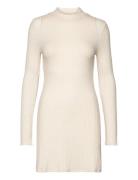 Short Knitted Dress Cream Mango