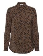 Recycled Polyester Shirt Brown Rosemunde