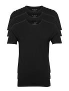 Slhnewpima Ss O-Neck Tee 3 Pack Noos Black Selected Homme