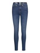 Slfsophia Mw Skinny Dark Blu Jean U Noos Blue Selected Femme