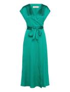 Crloretta Dress - Zally Fit Green Cream