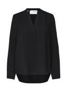 Slfmivia Ls Top B Noos Black Selected Femme