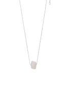 Chakra Rose Quartz Necklace Silver Pilgrim