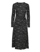 Pollux Beatriz Dress Aop Black Mads Nørgaard