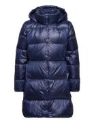 Water-Resistant Down Long Coat Blue Ralph Lauren Kids