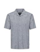 Onscaiden Ss Solid Resort Linen Noos Blue ONLY & SONS