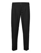 Lyon Xo Pleat Pants Black Clean Cut Copenhagen