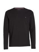 Stretch Extra Slim Fit Long Sleeve Tee Black Tommy Hilfiger