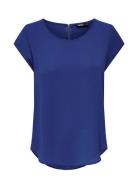 Onlvic S/S Solid Top Ptm Blue ONLY