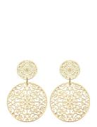 Double Spinn Earring Gold By Jolima