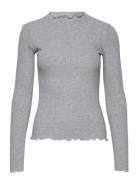 Candacekb Ls Tee Grey Karen By Simonsen