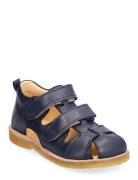 Sandals - Flat - Closed Toe Blue ANGULUS