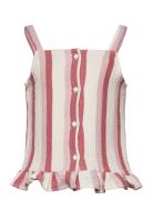 Kogthyra Singlet Frill Top Wvn Patterned Kids Only