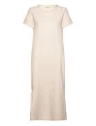 Rebekka Dress G Gots Beige Basic Apparel