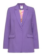 Relaxed Blazer - Zoe Fit Purple Coster Copenhagen